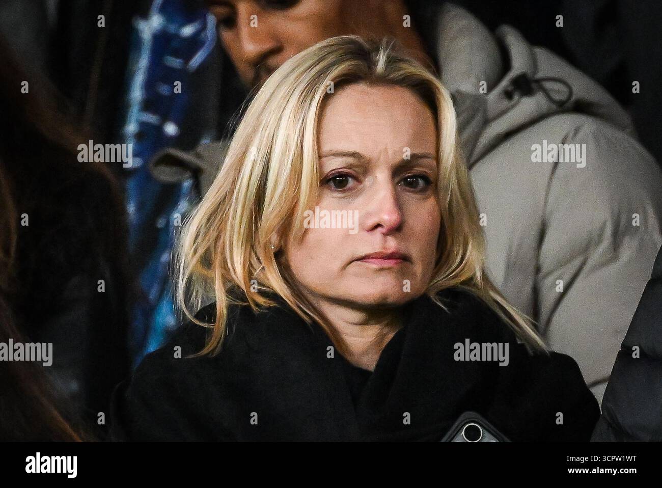 Audrey CRESPO-MARA lors du championnat de France de Ligue 1 match de football entre le Paris Saint-Germain et l'AJ Auxerre le 27 septembre 2025 au stade du Parc des Princes à Paris Banque D'Images