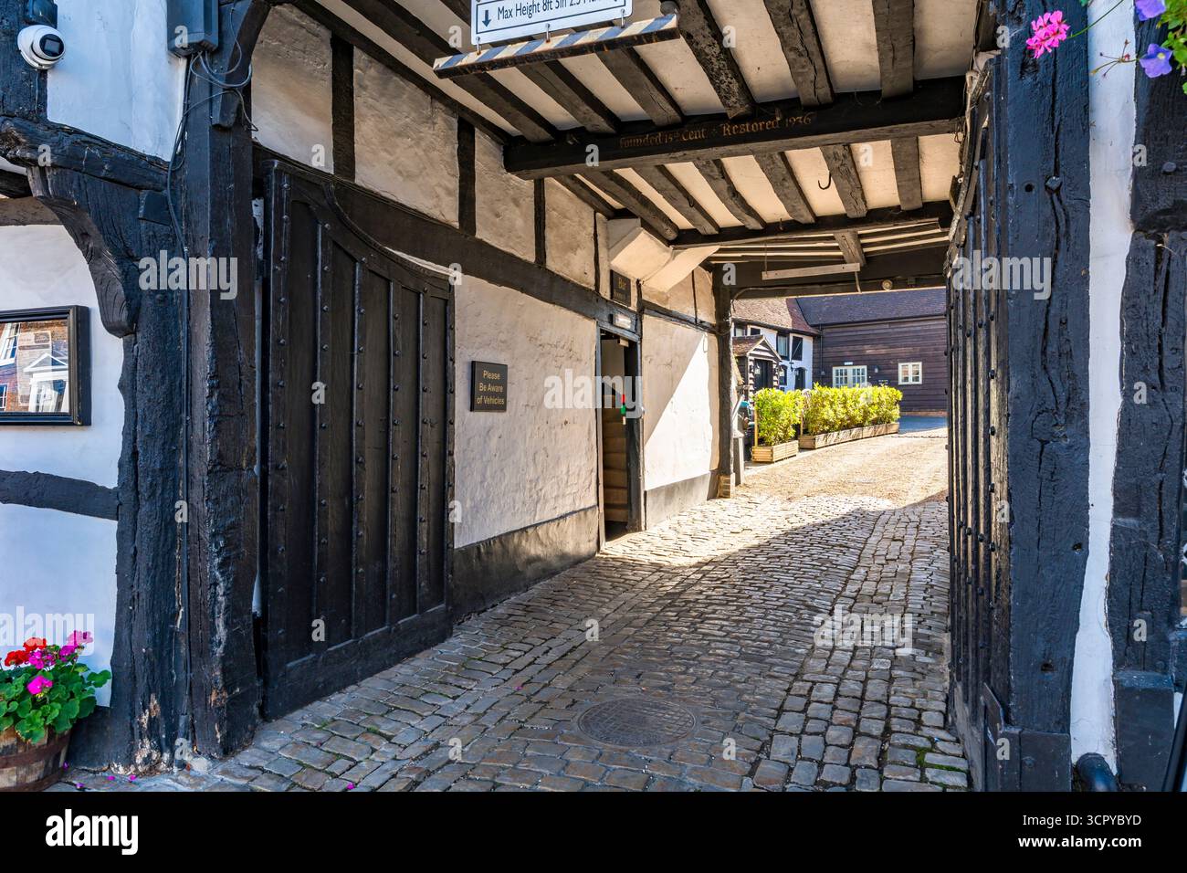 OLD AMERSHAM, Royaume-Uni - 21 SEPTEMBRE 2025 : vue sur les vieilles maisons historiques classées grande II de Old Amersham Banque D'Images