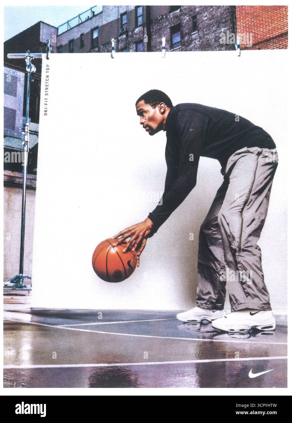 Haut Nike Dry Fit Stretch Top ad 2001 Banque D'Images Haut Nike Dry Fit Stretch Top ad 2001 Banque D'Images