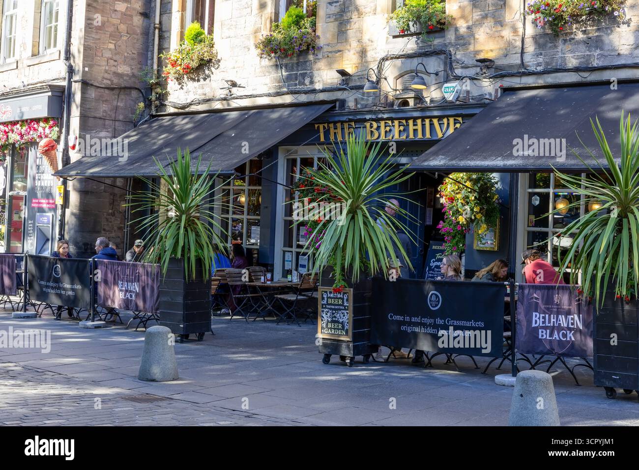The Beehive Inn, Grassmarket, Édimbourg, Écosse, Royaume-Uni Banque D'Images