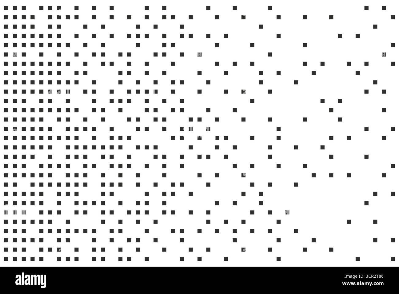 Bruit de grain de point de désintégration, effet demi-ton fondu, travail de point dispersé, grille de pixels mosaïque d'arrière-plan dispersé. . Illustration vectorielle Illustration de Vecteur