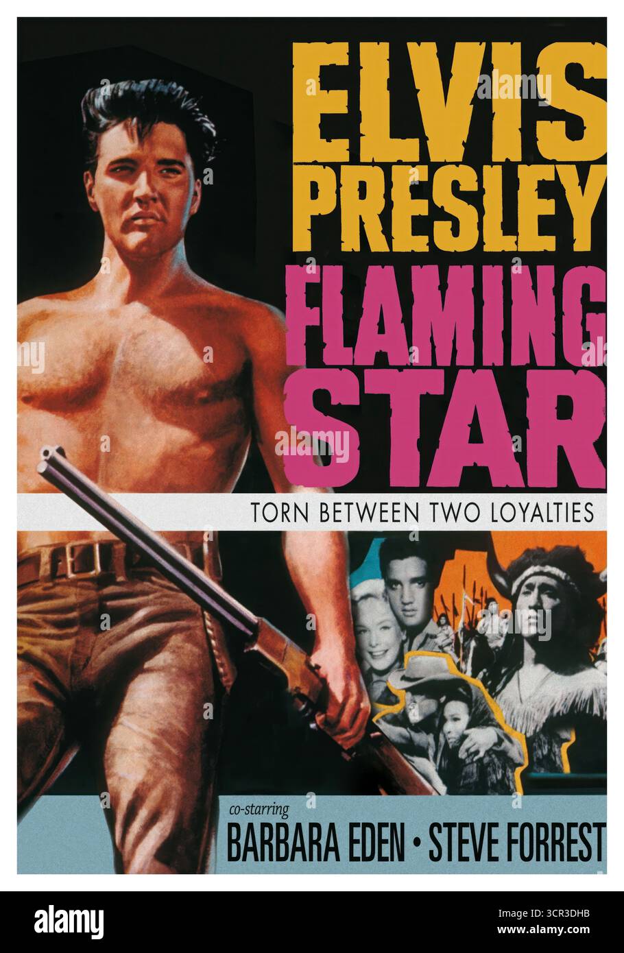 ELVIS PRESLEY dans BLACK HEART (1960) -titre original : FLAMING STAR-, réalisé par DON SIEGEL. Crédit : 20TH CENTURY FOX / album Banque D'Images ELVIS PRESLEY dans BLACK HEART (1960) -titre original : FLAMING STAR-, réalisé par DON SIEGEL. Crédit : 20TH CENTURY FOX / album Banque D'Images