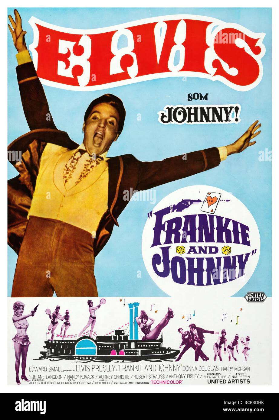 ELVIS PRESLEY dans FRANKIE ET JOHNNY (1966), réalisé par FREDERICK DE CORDOVA. Crédit : UNITED ARTISTS / album Banque D'Images ELVIS PRESLEY dans FRANKIE ET JOHNNY (1966), réalisé par FREDERICK DE CORDOVA. Crédit : UNITED ARTISTS / album Banque D'Images