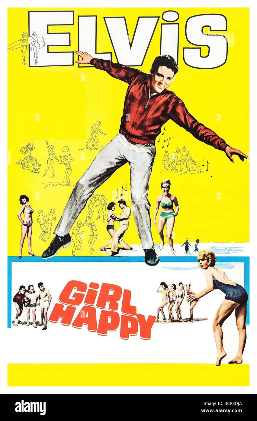 ELVIS PRESLEY dans GIRL HAPPY (1965), réalisé par BORIS SAGAL. Crédit : M.G.M. / album Banque D'Images ELVIS PRESLEY dans GIRL HAPPY (1965), réalisé par BORIS SAGAL. Crédit : M.G.M. / album Banque D'Images