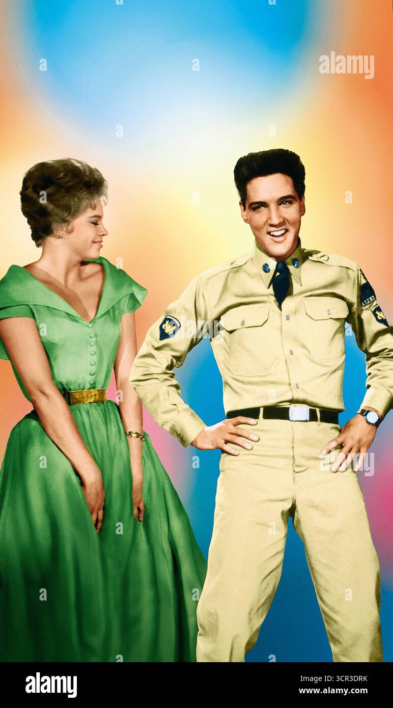 ELVIS PRESLEY et JULIET PROWSE dans CAFÉ EUROPA (1960) -titre original : G. I. BLUES-, réalisé par NORMAN TAUROG. Crédit : PARAMOUNT PICTURES / album Banque D'Images