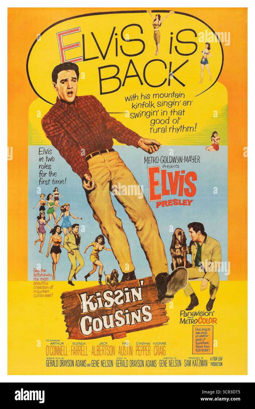 ELVIS PRESLEY dans KISSIN' COUSINS (1964), réalisé par GENE NELSON. Crédit : PRODUCTIONS À QUATRE FEUILLES / album Banque D'Images ELVIS PRESLEY dans KISSIN' COUSINS (1964), réalisé par GENE NELSON. Crédit : PRODUCTIONS À QUATRE FEUILLES / album Banque D'Images