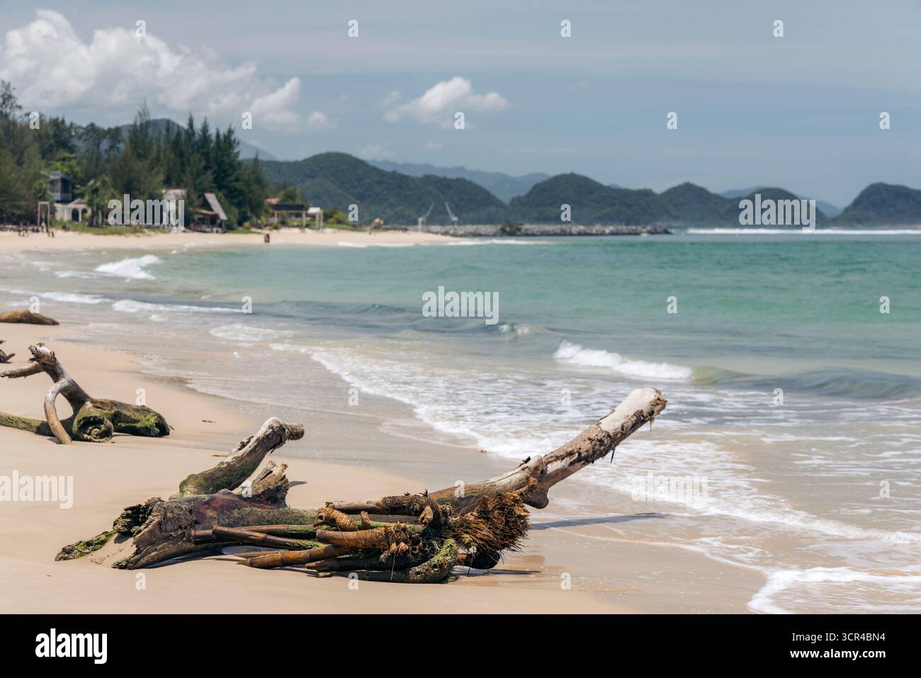 Plage de Lhoknga à Aceh, Sumatra, Indonésie Banque D'Images Plage de Lhoknga à Aceh, Sumatra, Indonésie Banque D'Images