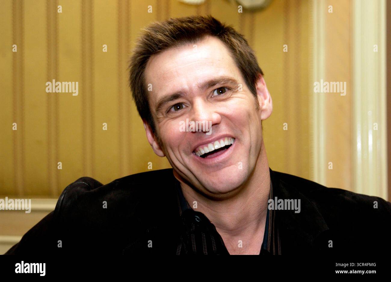 Jim Carrey lors d'une conférence de presse pour 'Lemony Snicket's A Series of Unluck Events', Hollywood - 22 novembre 2004 Banque D'Images