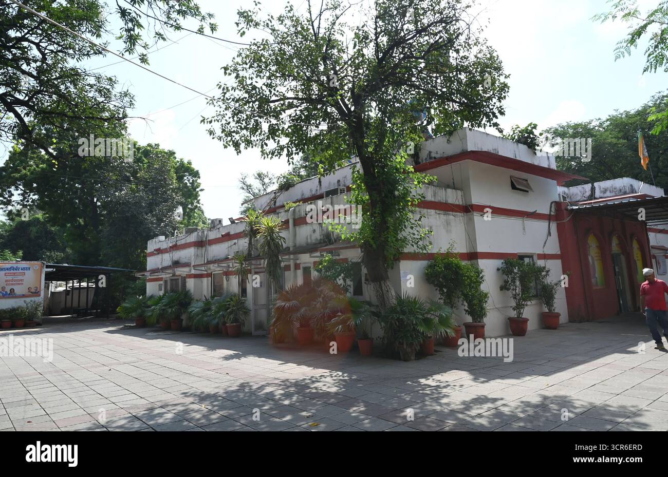 New Delhi, Inde. 29 septembre 2025. NEW DELHI, INDE - SEPTEMBRE 29 : construction du bureau de Delhi Pradesh BJP sur Pandit Pant Marg le 29 septembre 2025 à New Delhi, Inde. (Photo de Arvind Yadav/Hindustan Times/Sipa USA) crédit : Sipa USA/Alamy Live News Banque D'Images