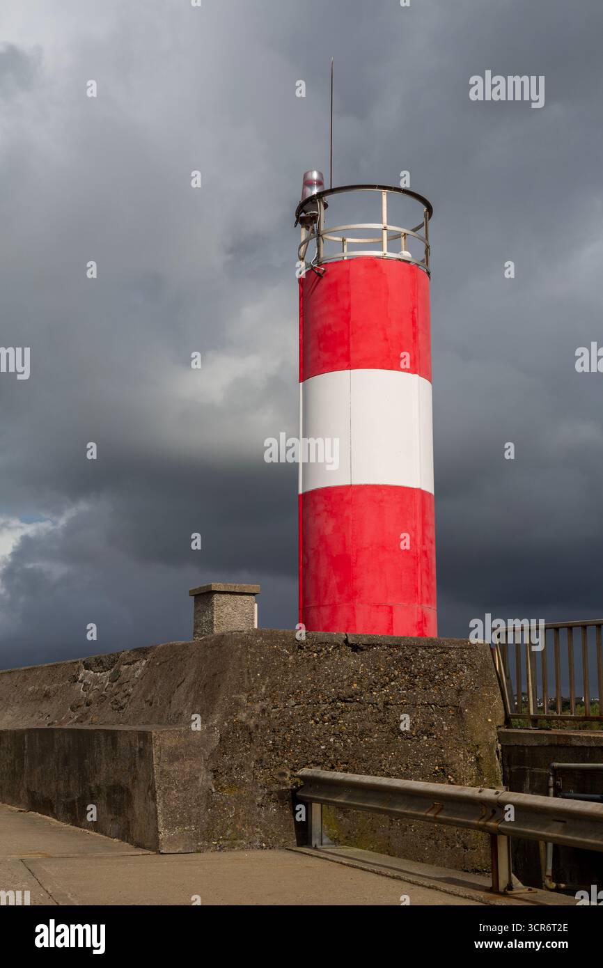 Phare de Buncrana, comté de Donegal, Irlande Banque D'Images