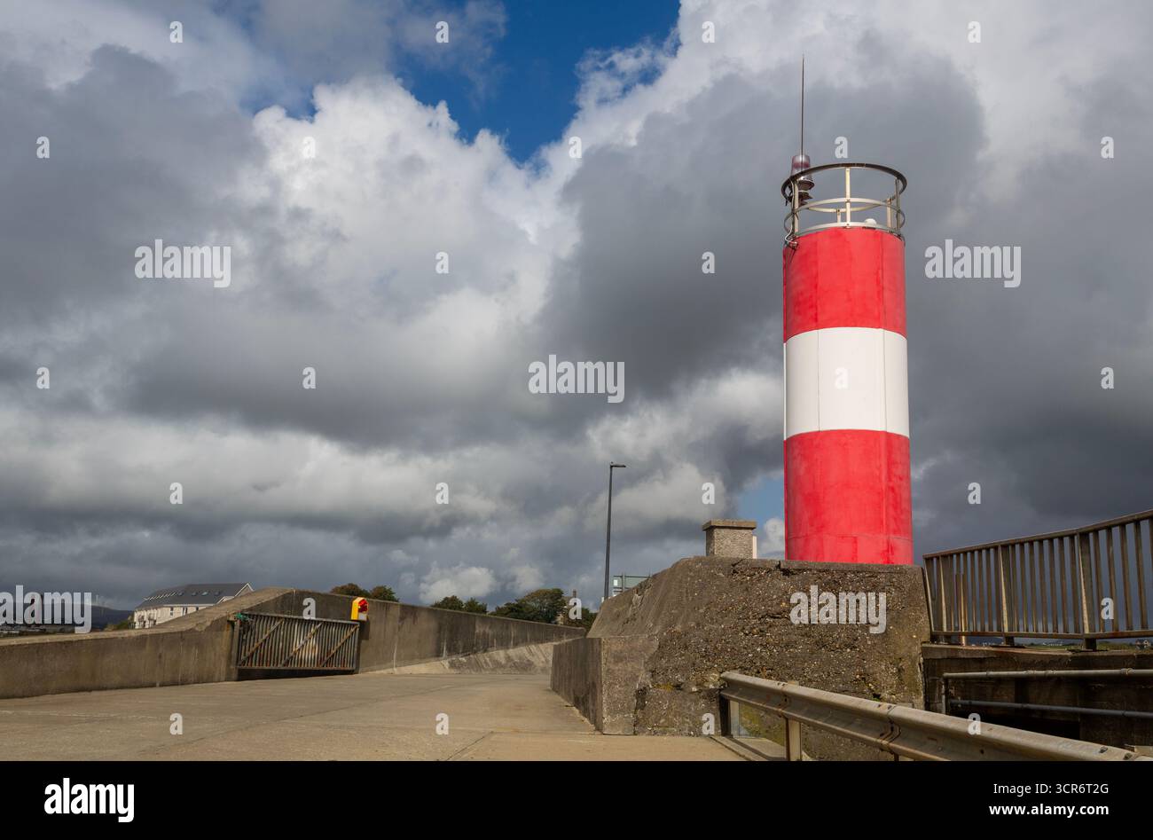 Phare de Buncrana, comté de Donegal, Irlande Banque D'Images