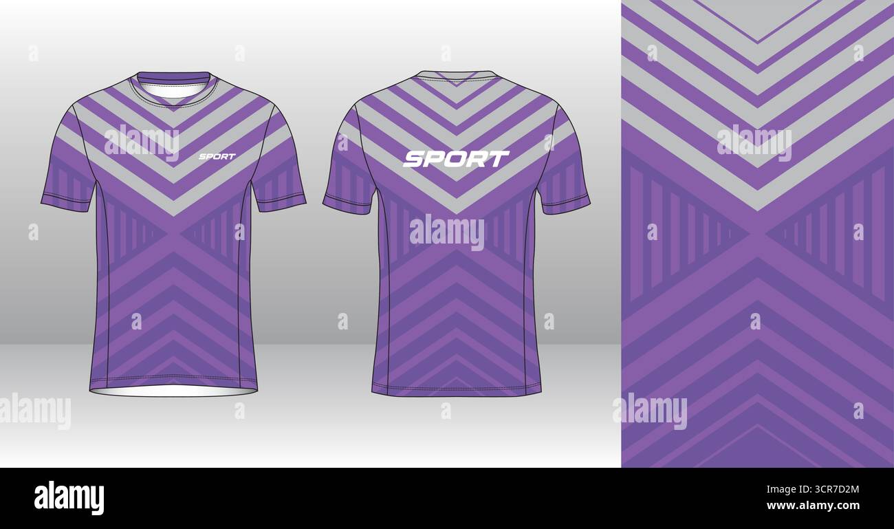 Conception de jersey de course avec motif vectoriel abstrait coloré. Vêtements de sport légers, respirants et à séchage rapide pour le marathon, le trail, l'athlétisme, Illustration de Vecteur