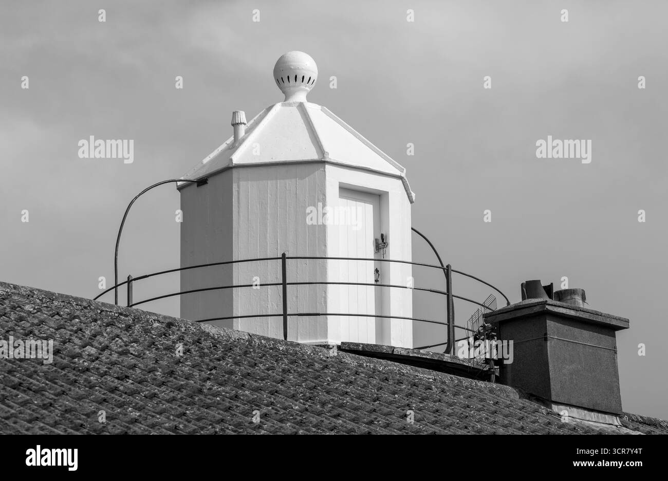 Phare nord, plage de Mornington, Drogheda, comté de Meath, Irlande Banque D'Images