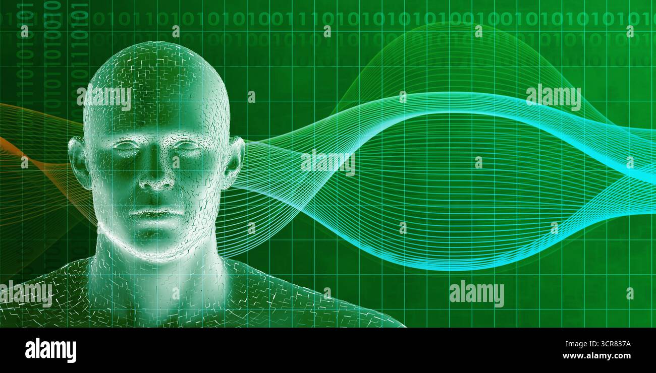 Les systèmes informatiques de réseau neuronal transforment le paysage technologique futur Banque D'Images