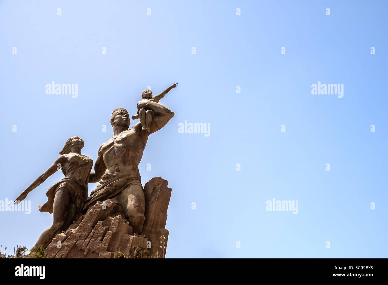 Monument de la Renaissance africaine à Dakar, Sénégal Banque D'Images