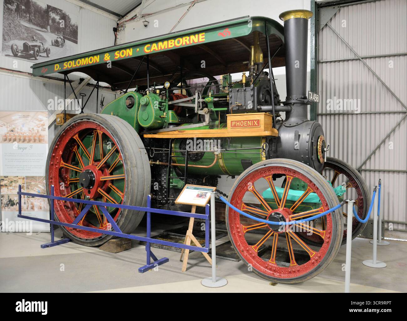 Clayton & Shuttleworth moteur de transport à vapeur, 'Phoenix', Shuttleworth Trust, Old Warden , Bedfordshire, ROYAUME-UNI Banque D'Images