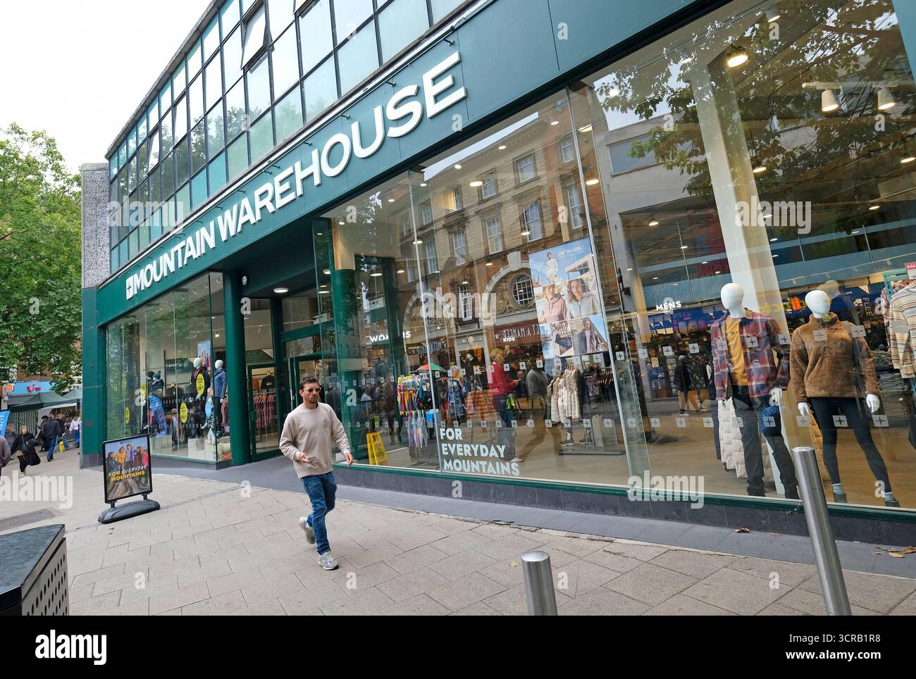magasin extérieur d'entrepôt de montagne, norwich, norfolk, angleterre Banque D'Images