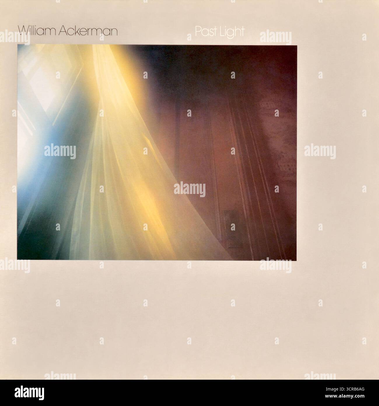 William Ackerman - Past Light - couverture de l'album vinyle -1983 Banque D'Images