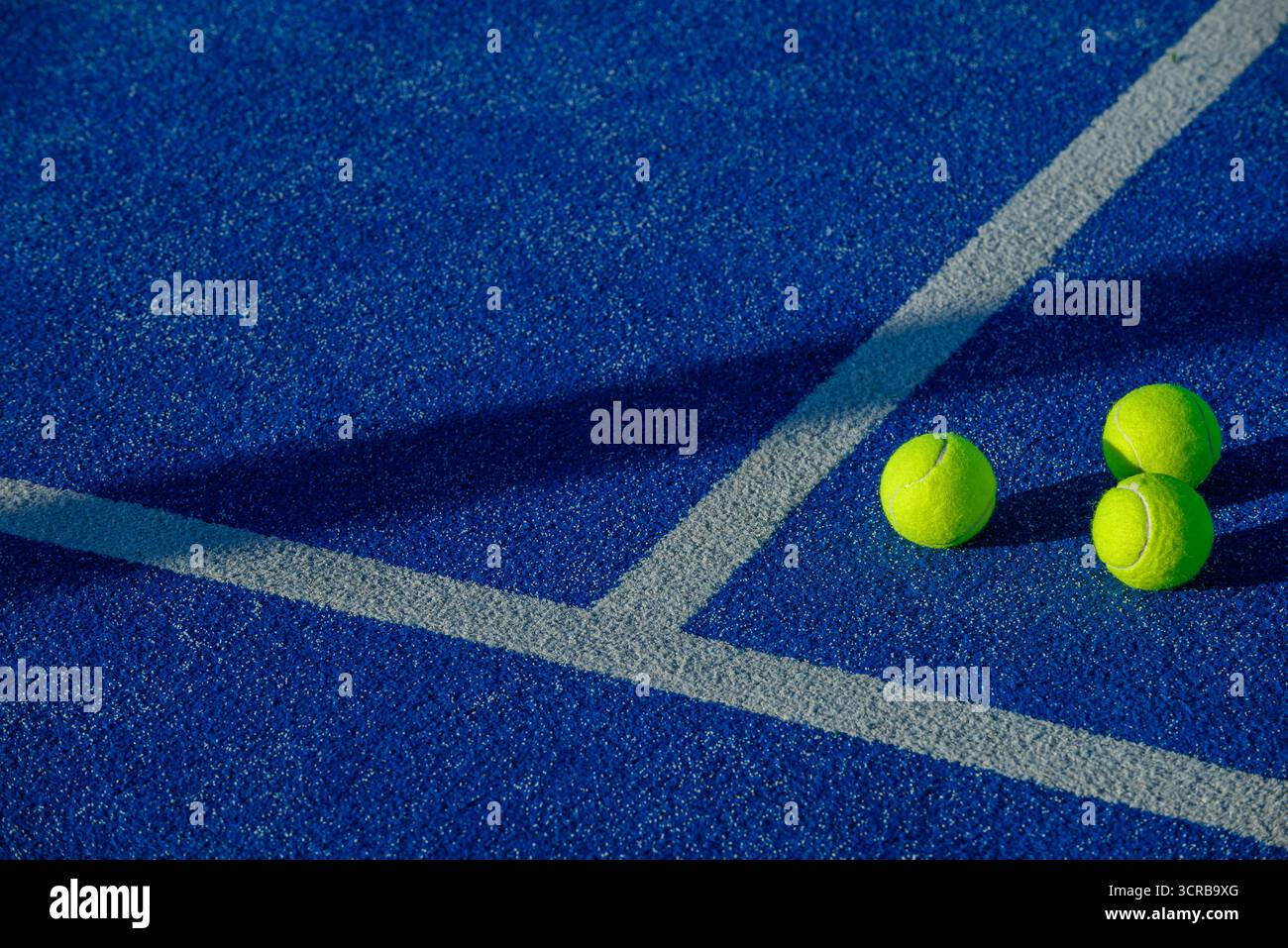 Un fond de sport bleu avec Copy Space le concept d'une simplicité Banque D'Images