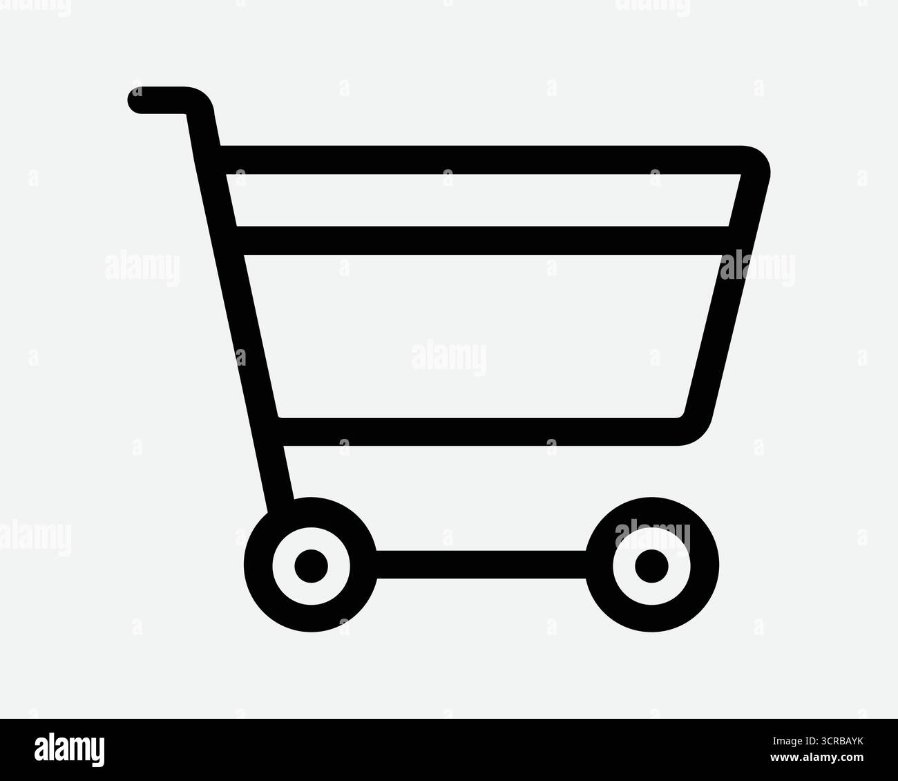 Icône de ligne de panier Retail Push Trolley Outline Shape supermarché Boutique en ligne Checkout E commerce bouton de vente symbole Illustration de Vecteur Icône de ligne de panier Retail Push Trolley Outline Shape supermarché Boutique en ligne Checkout E commerce bouton de vente symbole Illustration de Vecteur