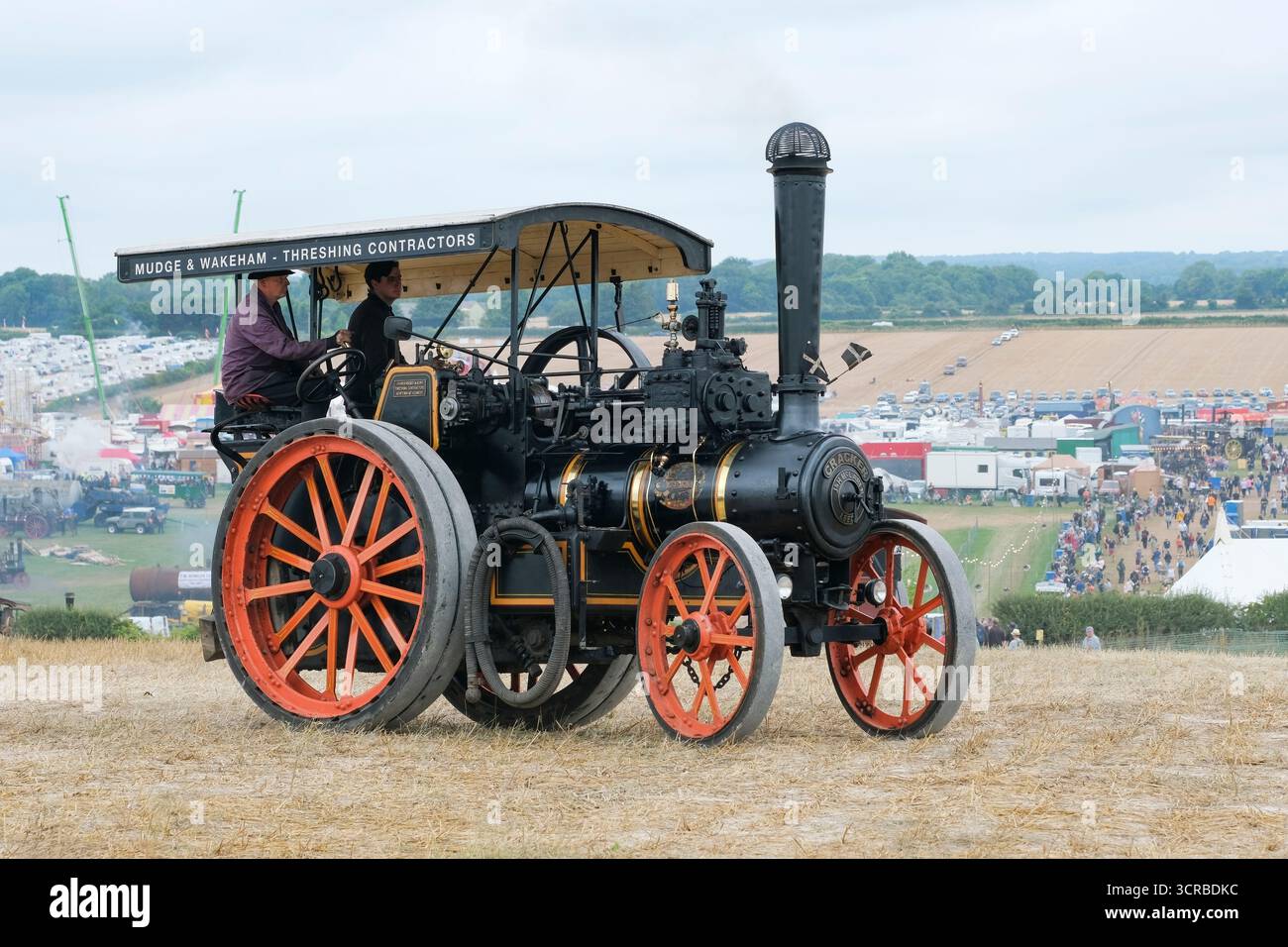 McLaren General Purpose Engine 1534, « Cracker » construit en 1917 à la foire à vapeur Great Dorset, Angleterre, Royaume-Uni Banque D'Images