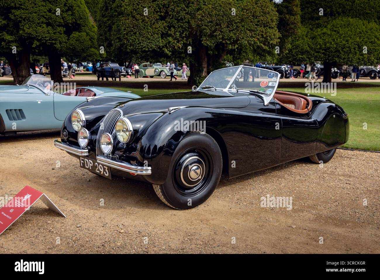 1950 Jaguar XK120 OTS Roadster , concours of Elegance 2025, Hampton court Palace, Londres, Royaume-Uni Banque D'Images