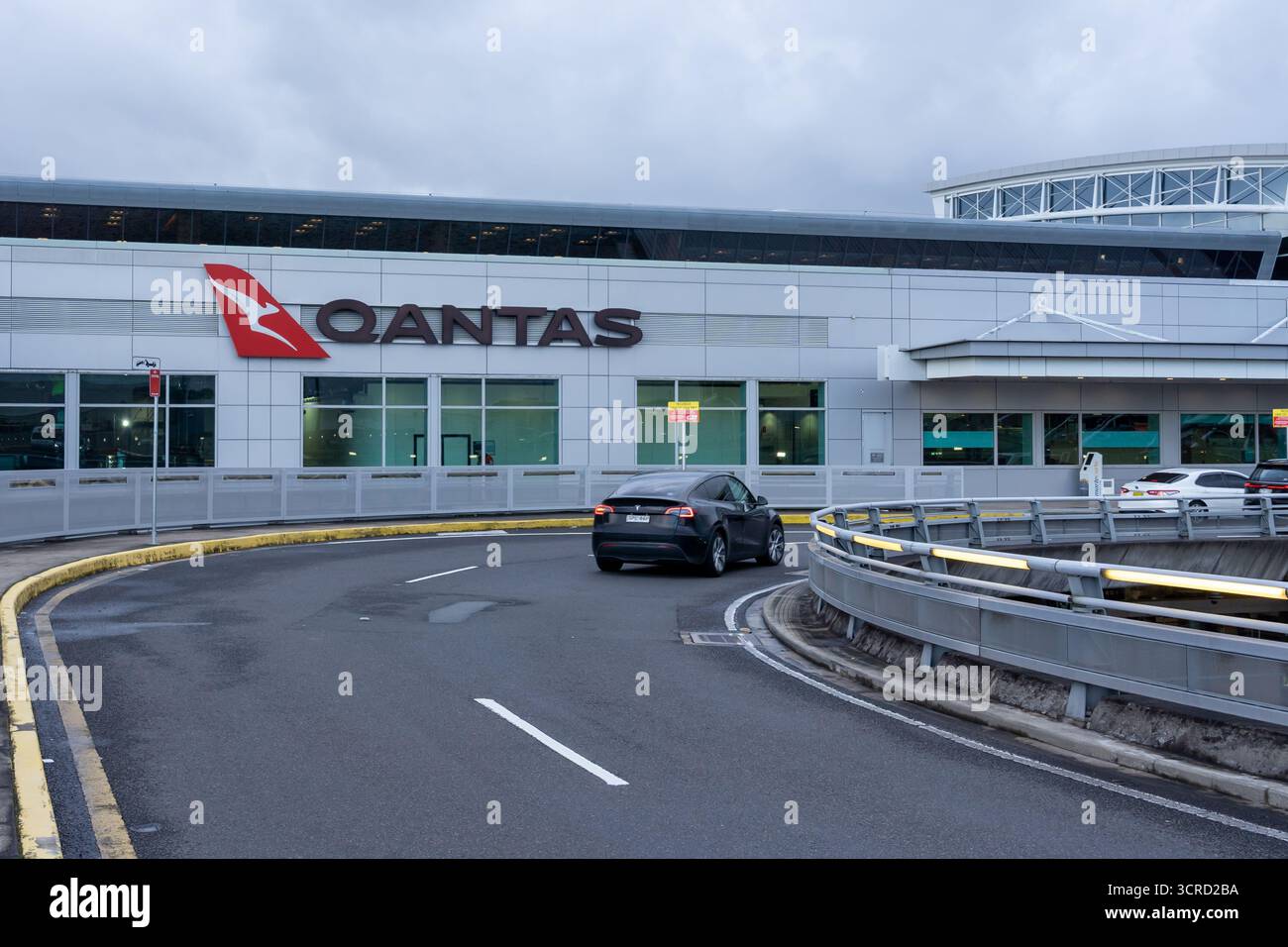 Bureau Qantas Airways à l'aéroport de Sydney à Mascot, Sydney, Australie. Banque D'Images