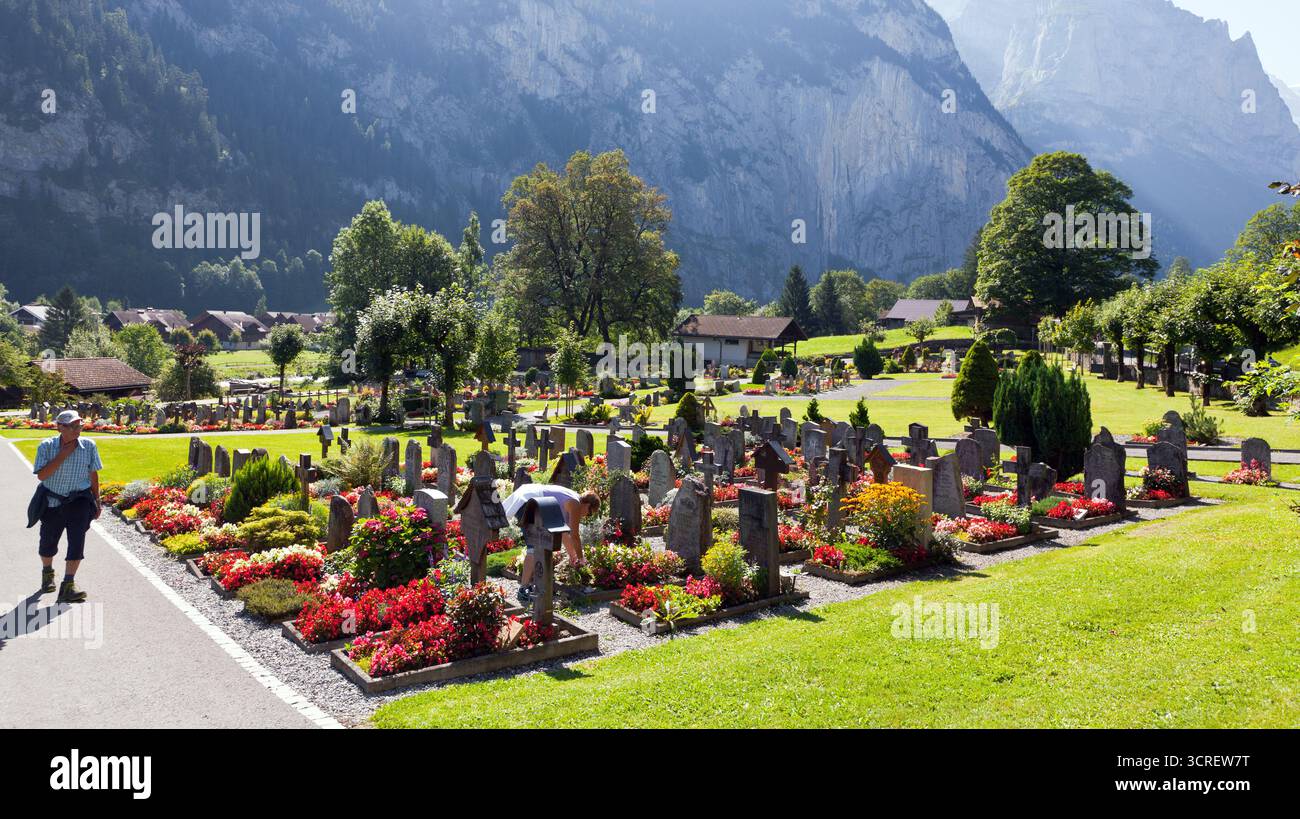 Suisse photos vacances voyage tourisme Jungfrau Region Oberland bernois Banque D'Images