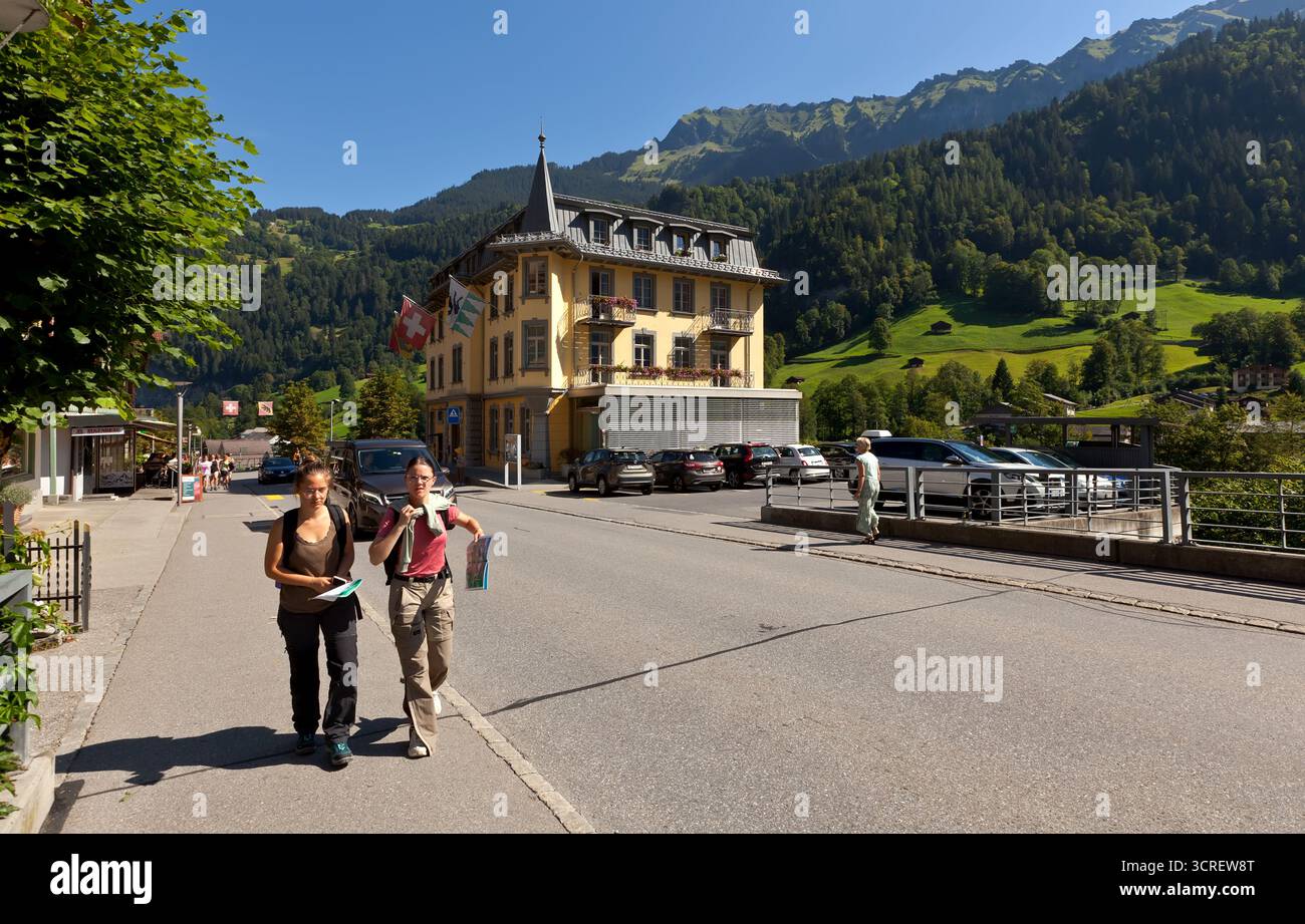 Suisse photos vacances voyage tourisme Jungfrau Region Oberland bernois Banque D'Images