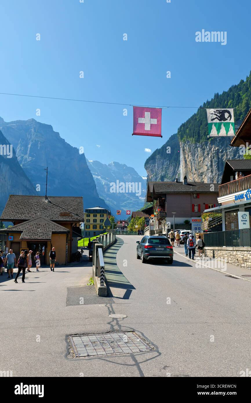 Suisse photos vacances voyage tourisme Jungfrau Region Oberland bernois Banque D'Images