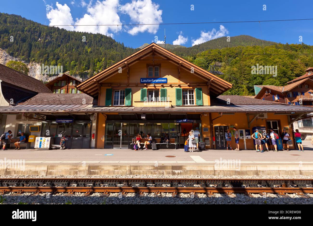 Suisse photos vacances voyage tourisme Jungfrau Region Oberland bernois Banque D'Images