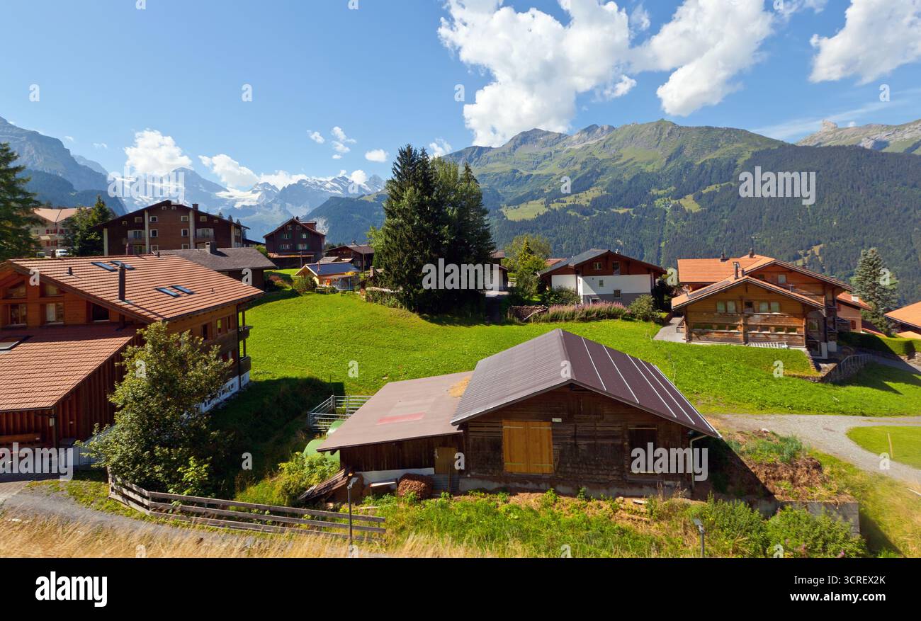 Suisse photos vacances voyage tourisme Jungfrau Region Oberland bernois Banque D'Images