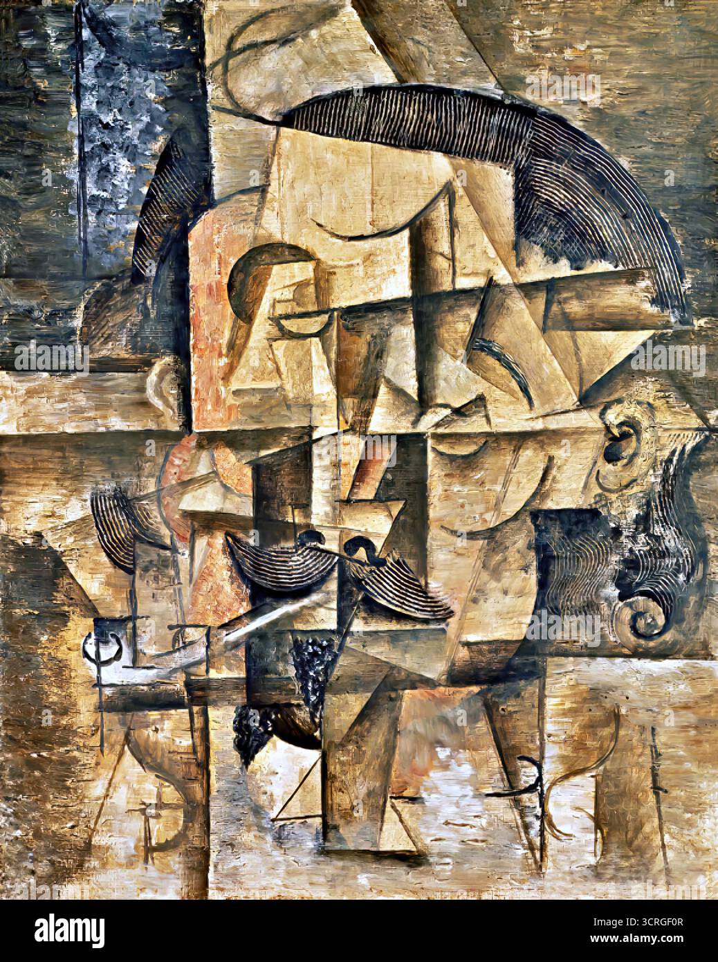 Pablo Picasso, le poète, 1912. Illustration de Vecteur