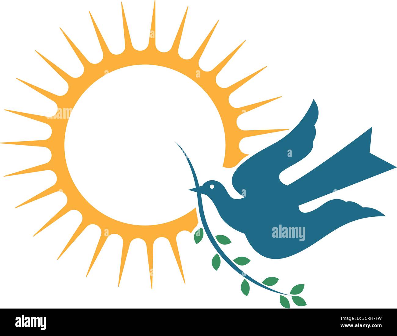 Conception d'illustration d'icône de logo Sun Illustration de Vecteur