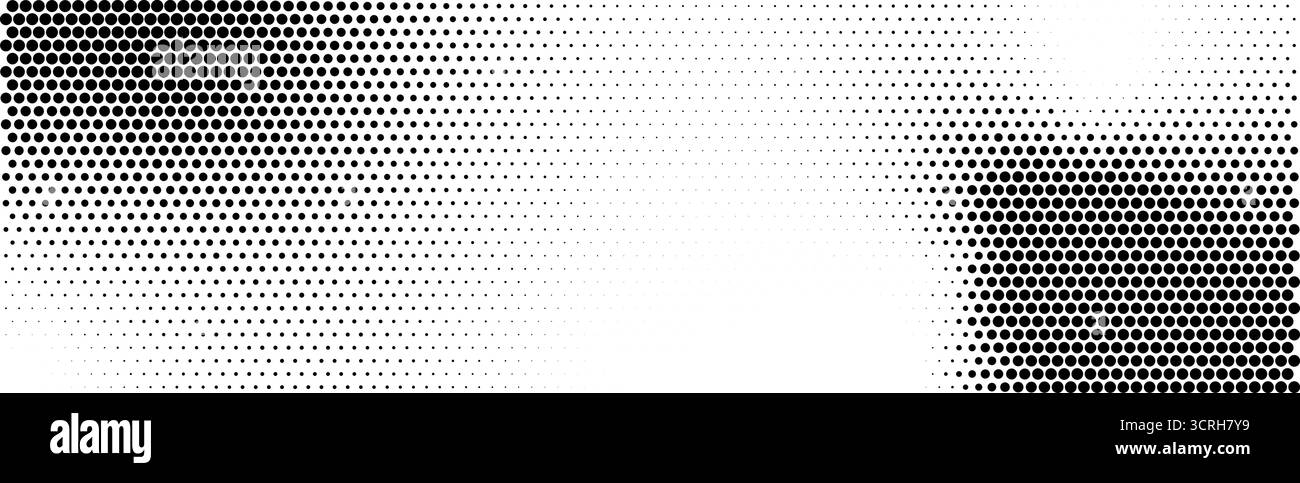 Longue texture abstraite à pois demi-teintes. Fond grunge ponctué de gradient vectoriel Illustration de Vecteur