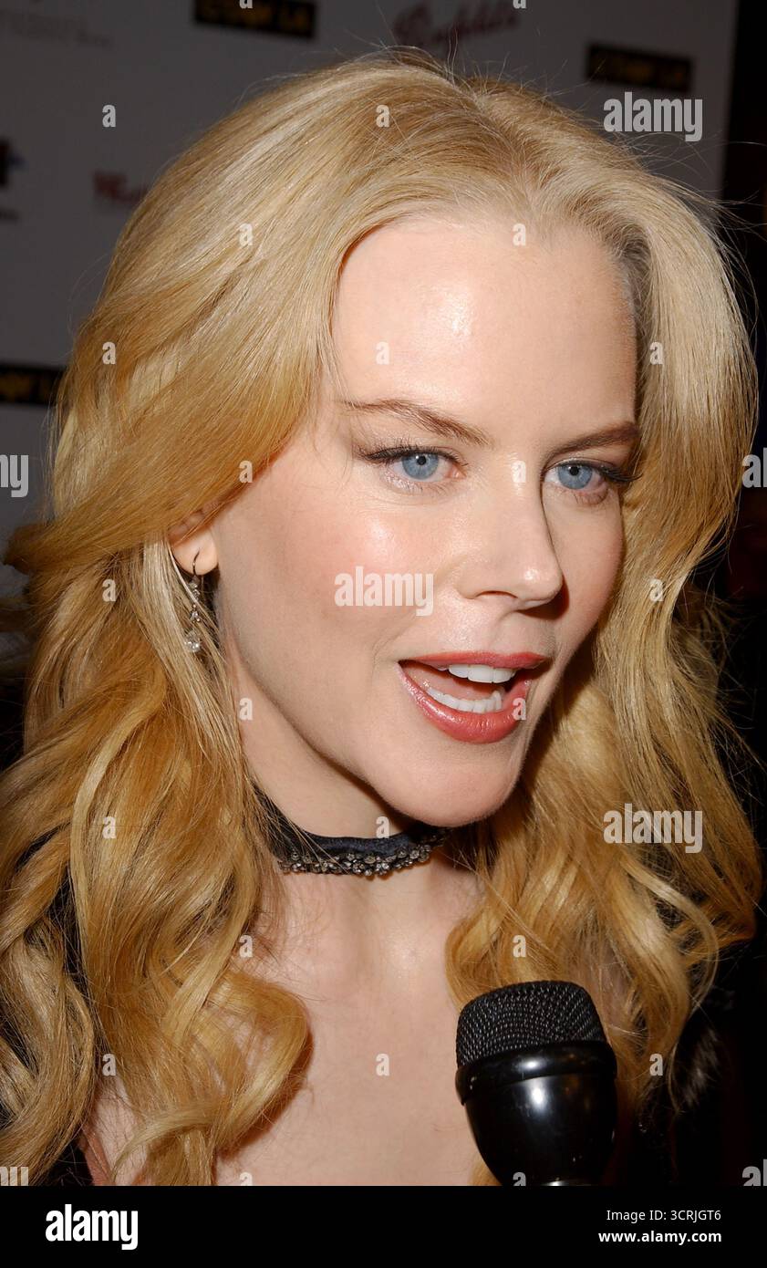 CENTURY CITY, CALIFORNIE, États-Unis : Nicole Kidman assiste au 2e dîner de gala annuel Penfolds Black Tie pendant la semaine G'Day LA Australia à l'hôtel Century Plaza de Century City, Californie, le 15 janvier 2005. © Lee Roth / Roth Stock Archives Banque D'Images