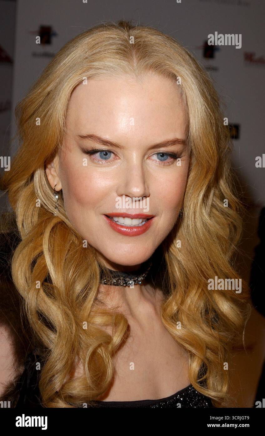 CENTURY CITY, CALIFORNIE, États-Unis : Nicole Kidman assiste au 2e dîner de gala annuel Penfolds Black Tie pendant la semaine G'Day LA Australia à l'hôtel Century Plaza de Century City, Californie, le 15 janvier 2005. © Lee Roth / Roth Stock Archives Banque D'Images