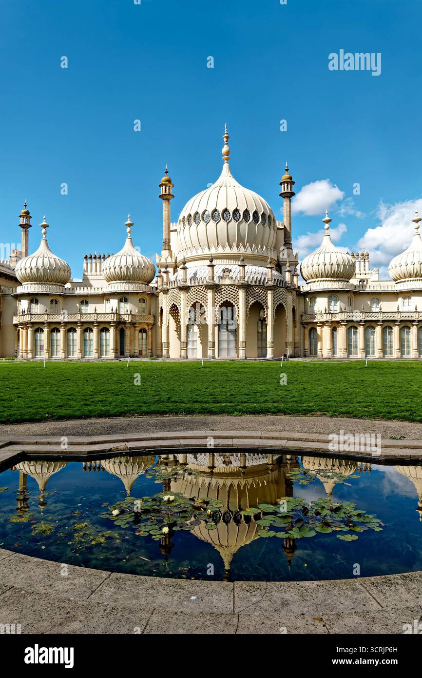 Brighton, East Sussex, Angleterre, Royaume-Uni - 21 septembre 2025 : le Pavillon Royal à Brighton, East Sussex, Angleterre, Royaume-Uni Banque D'Images