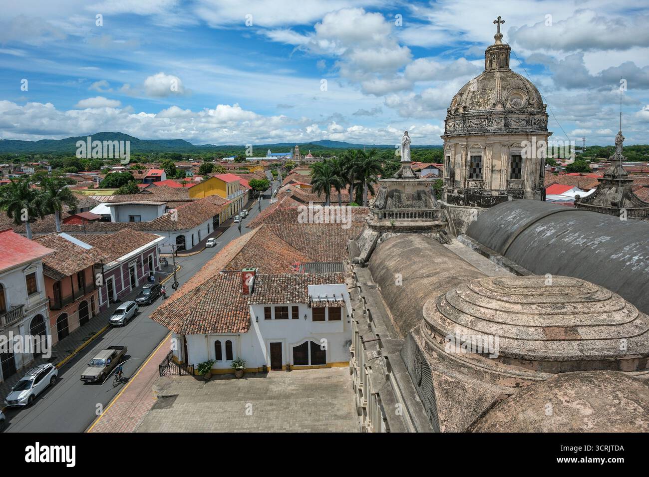 Grenade, Nicaragua - 1er octobre 2025 : Église notre-Dame de la Miséricorde à Grenade, Nicaragua. Banque D'Images