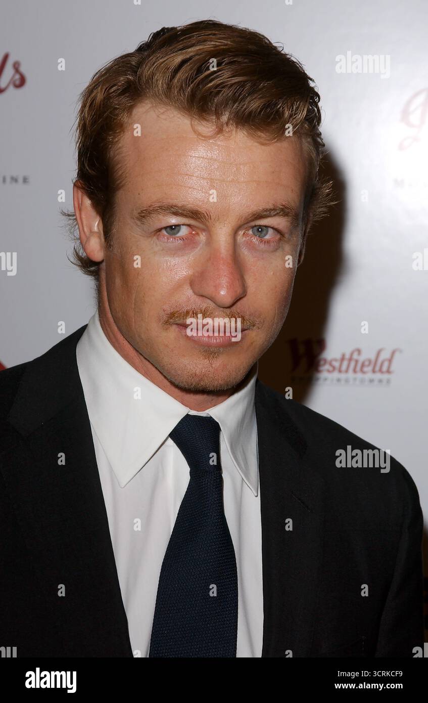 CENTURY CITY, CALIFORNIE, États-Unis : Simon Baker assiste au 2e dîner de gala annuel Penfolds Black Tie pendant la semaine G'Day LA Australia au Century Plaza Hotel à Century City, Californie, le 15 janvier 2005. © Lee Roth / Roth Stock Archives Banque D'Images