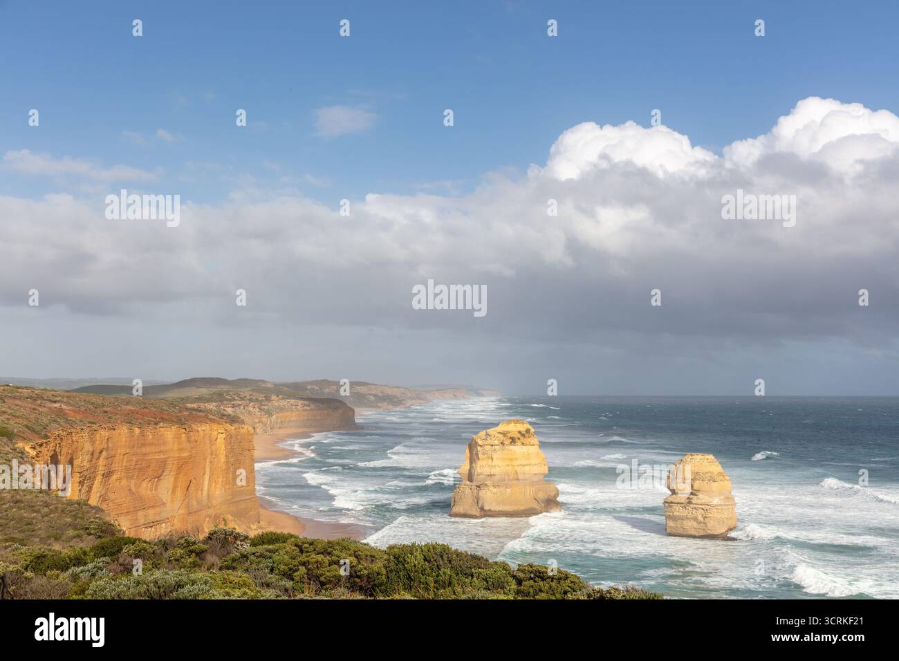 Les douze Apôtres, Great Ocen Road, Victoria, Australie. Banque D'Images