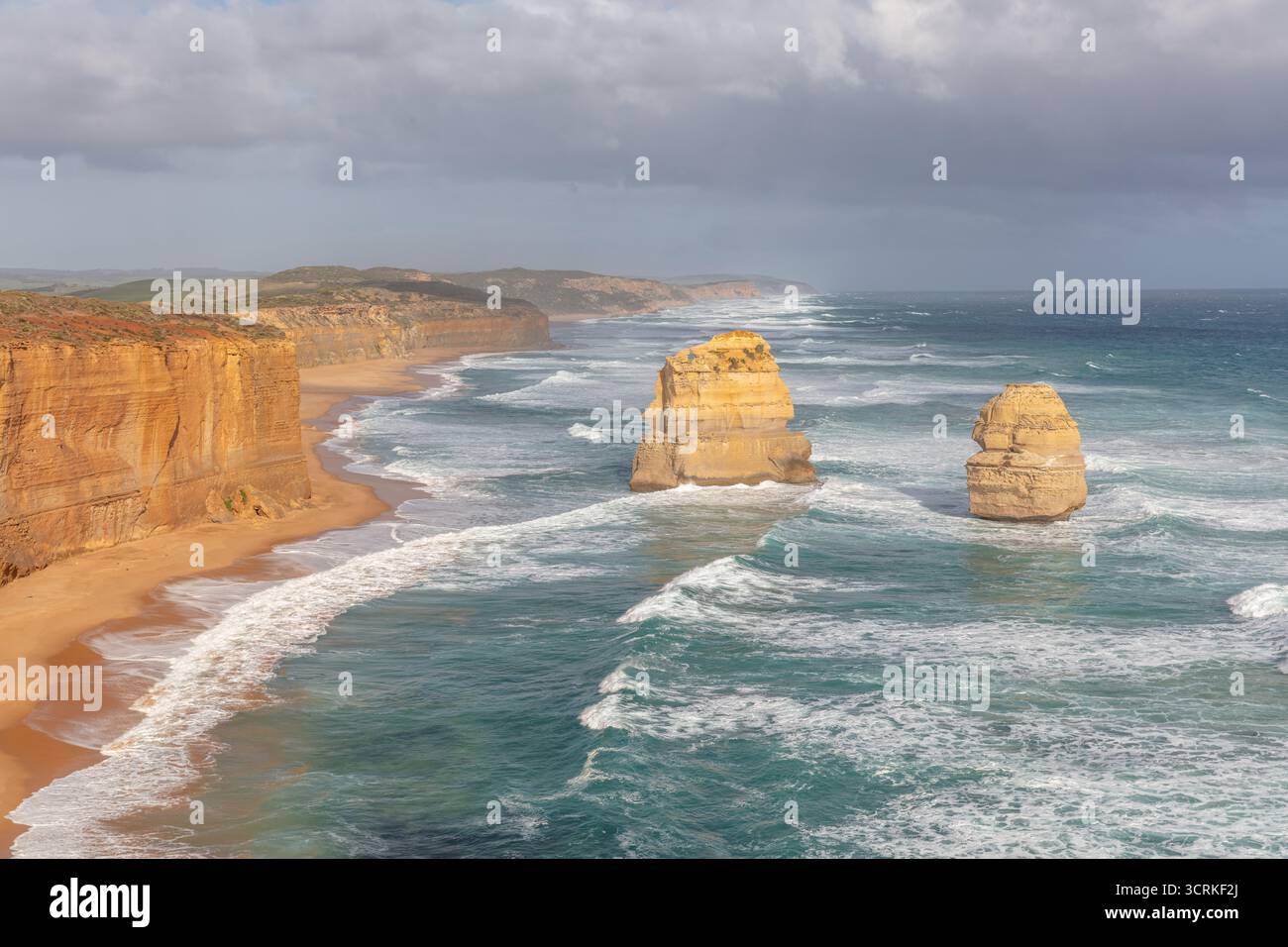 Les douze Apôtres, Great Ocen Road, Victoria, Australie. Banque D'Images