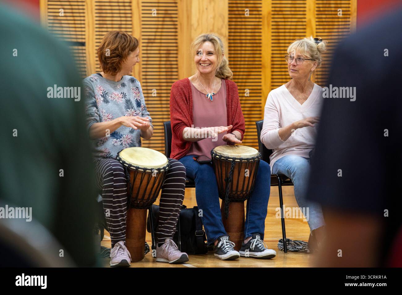 Cours de batterie, Nelson, Nouvelle-Zélande Banque D'Images