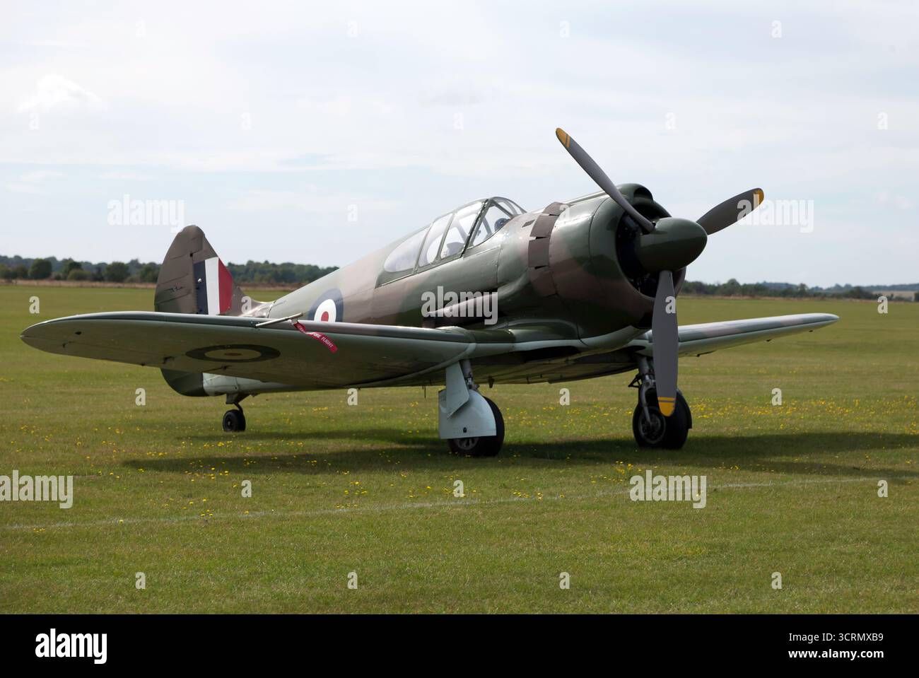 A Replica, Commonwealth Aircraft Corporation CA-13 Boomerang, exposé statique au spectacle aérien de la bataille d'Angleterre, IWM Duxford, 2025 Banque D'Images