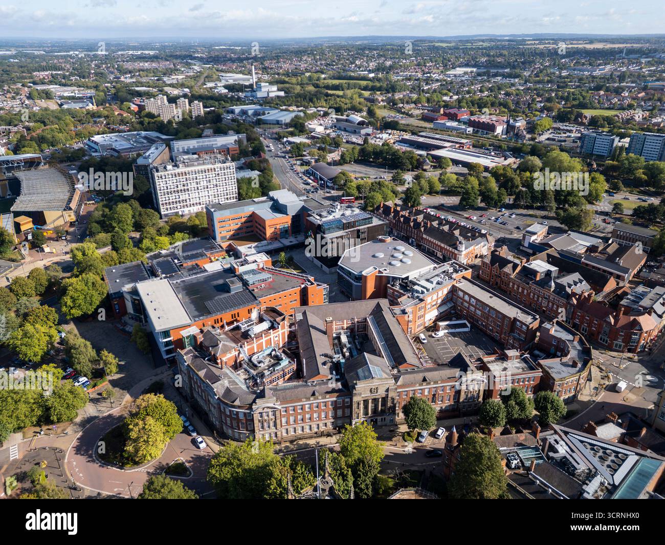 Campus de l'Université de Wolverhampton dans le centre-ville de West Midlands, Angleterre Banque D'Images