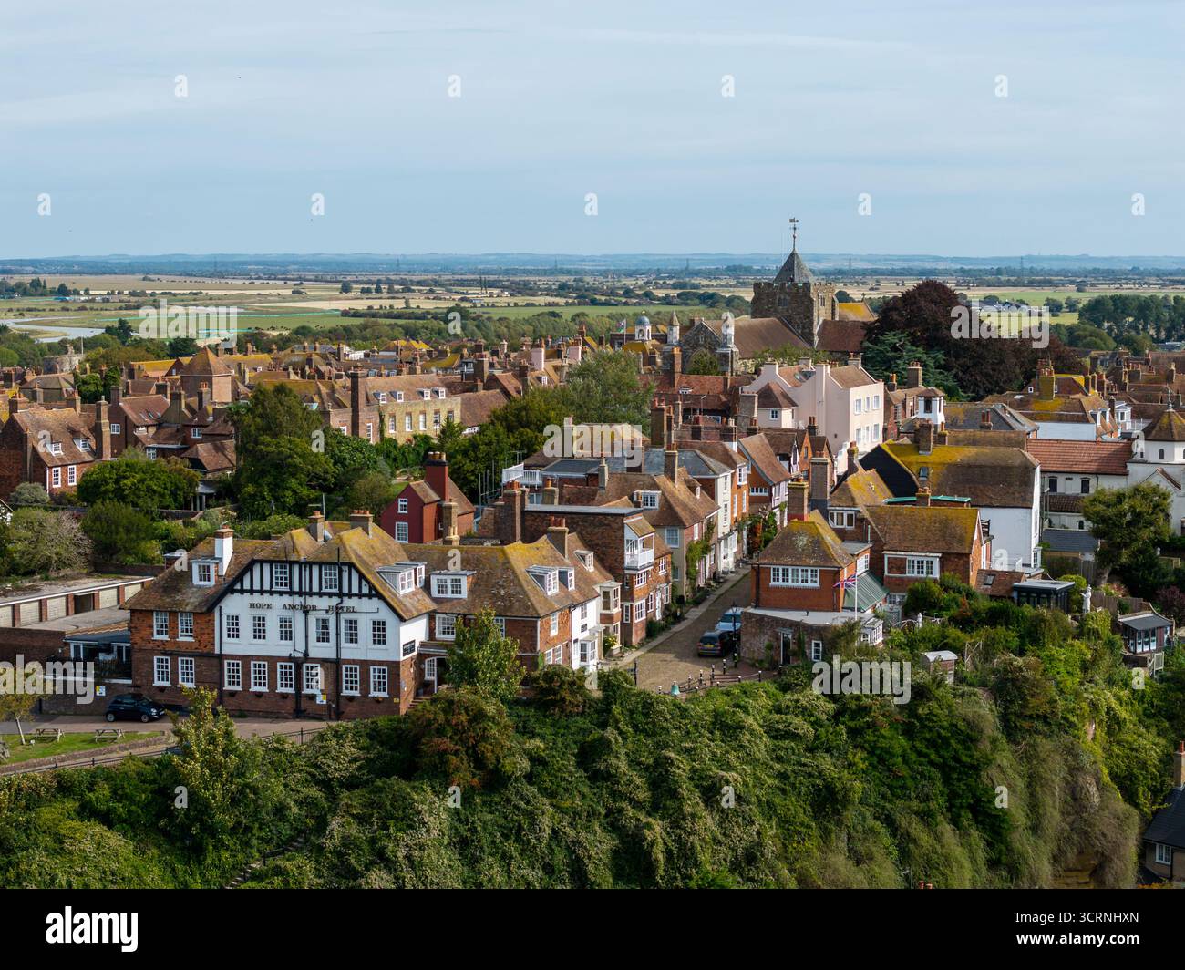 Vieille ville de seigle dans le Sussex de l'est, en Angleterre, comme montré ci-dessus Banque D'Images