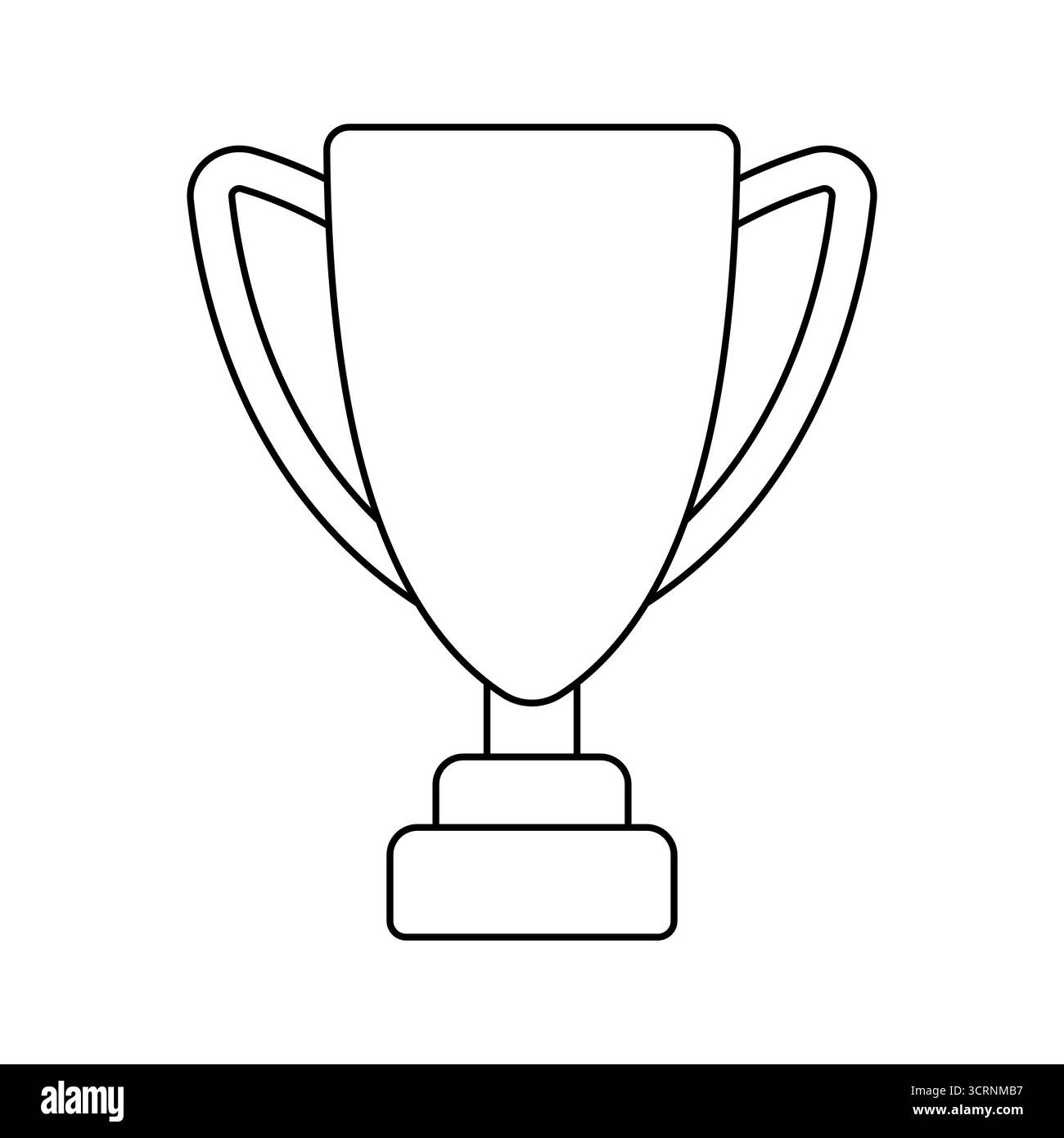 Tasse en or sur le support. Prix du jeu pour les gagnants. Illustration de prix pour compétitions sportives. Illustration de Vecteur