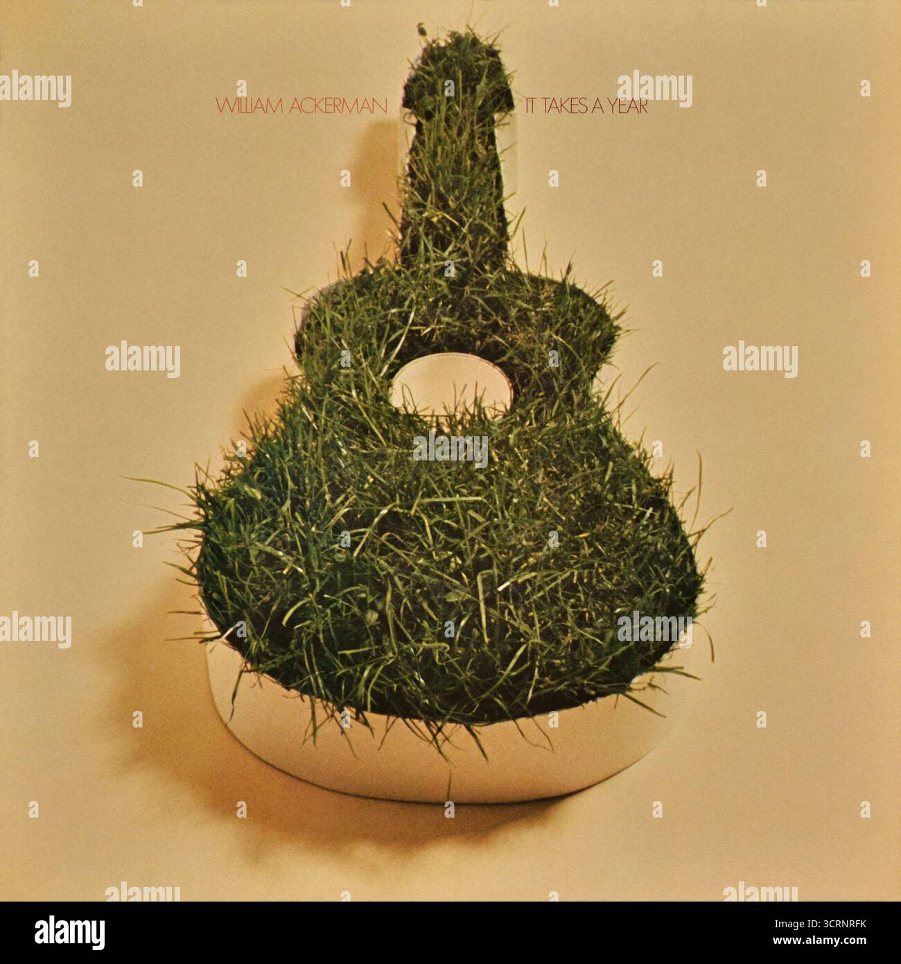 William Ackerman - It Takes A Year - couverture de l'album vinyle -1978 Banque D'Images