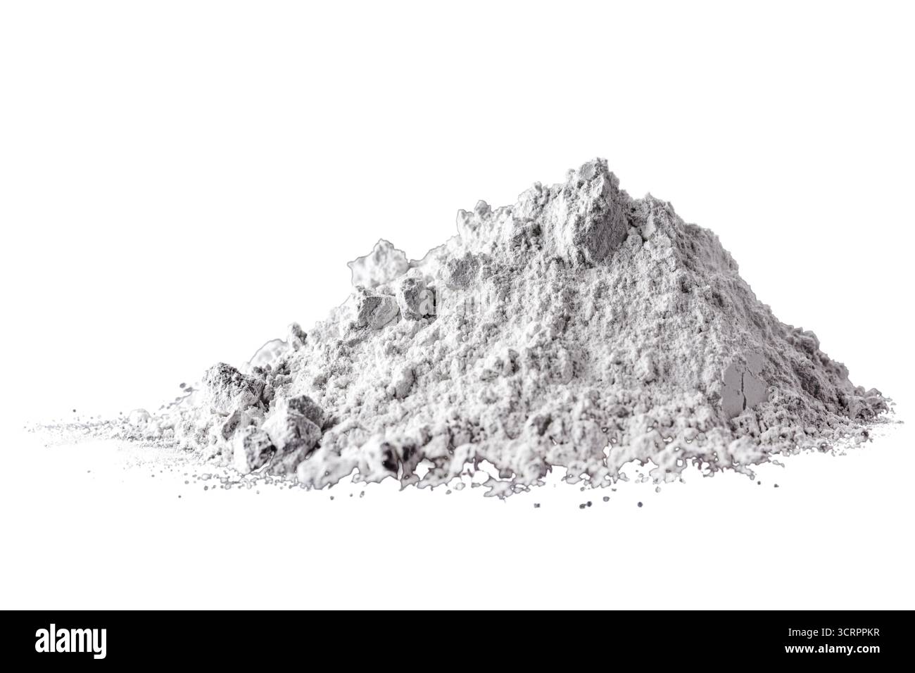 oxyde de zinc, poudre blanche utilisée comme inhibiteur de la croissance des champignons dans les peintures et comme pommade antiseptique en médecine Banque D'Images