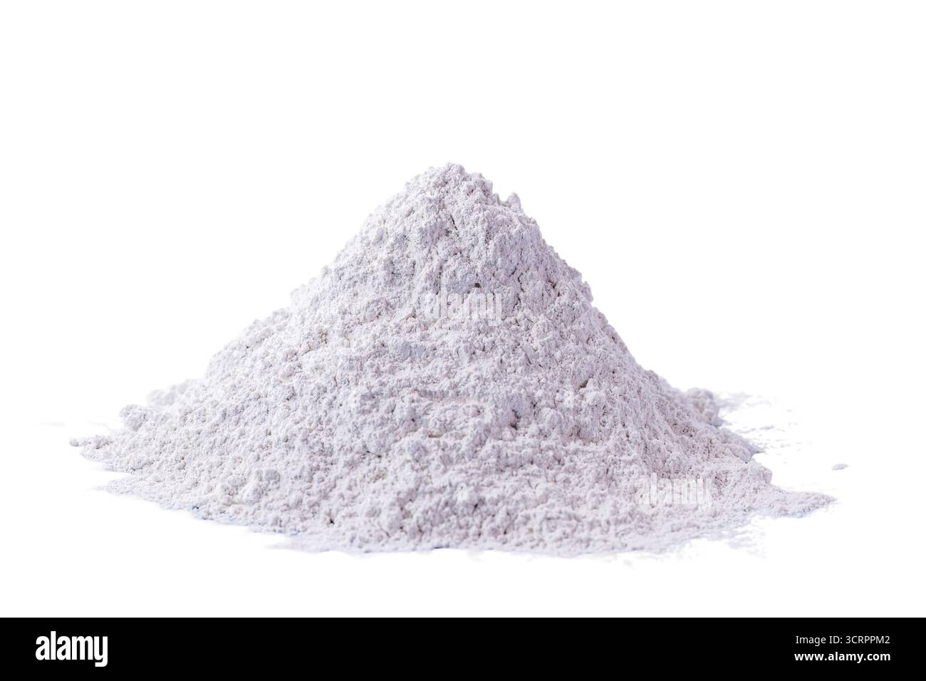 oxyde de zinc, poudre blanche utilisée comme inhibiteur de la croissance des champignons dans les peintures et comme pommade antiseptique en médecine Banque D'Images